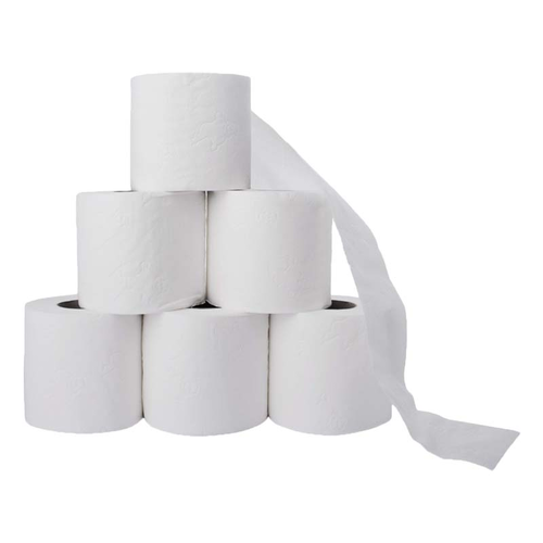 Toilettenpapier Weiß / 3-lagig / 8 Rollen à 250 Blatt