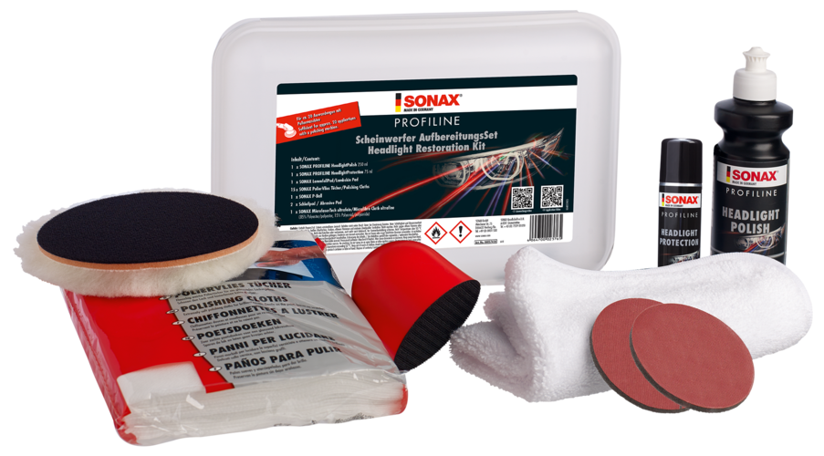 SONAX PROFILINE Scheinwerfer AufbereitungsSet
