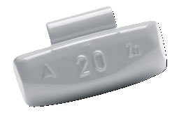 Schlaggewicht für Leichtmetallfelgen Typ 63, 5 g, Silber